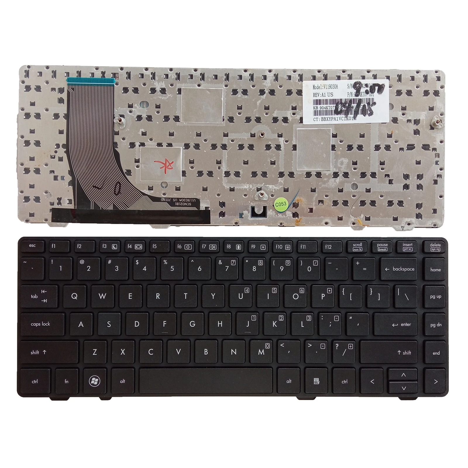 US Laptop Keyboard for Hp ProBook 6360 6360B 6360T 637045-001 639478-091 639477-B71 no pointer no backlight