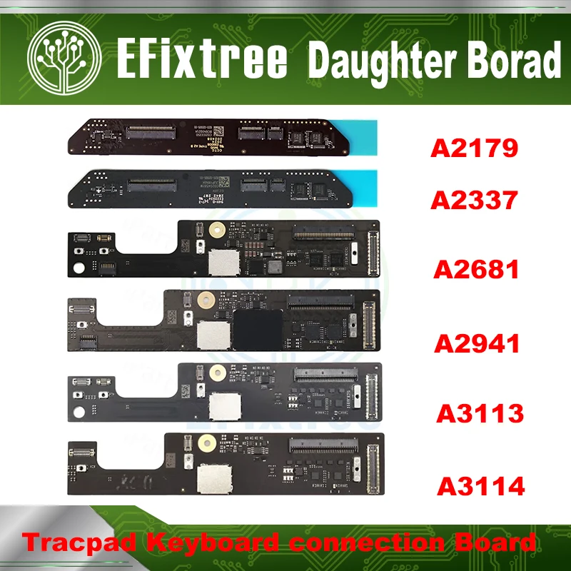 Original A2681 A2337 A2179 A2941 A3113 A3114 Touchpad Keyboard Connection Board for Macbook Air Trackpad Connector Daughter
