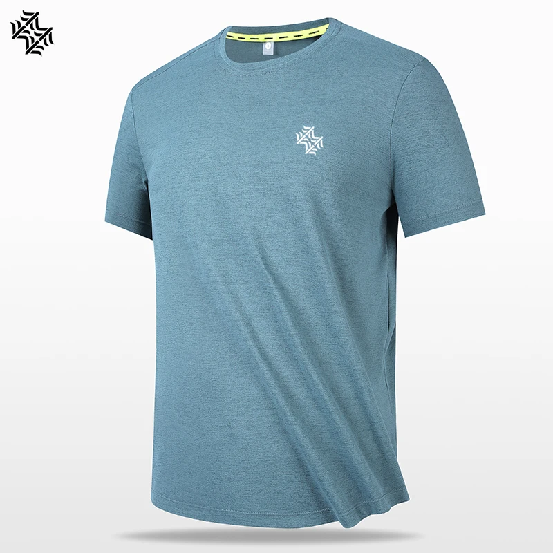 SBWL High Quality Men's Outdoor Hiking Running Weight Loss Fitness Sports Quick Drying T-Shirt Ice Silk Breathable Sweatshirt