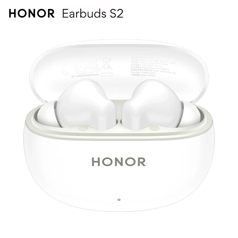 HONOR Earbuds S2 Earphones TWS Wireless Bluetooth 5.4 Headphones 42dB Active Noise Cancellation 45H Battery Life IP54 Headset