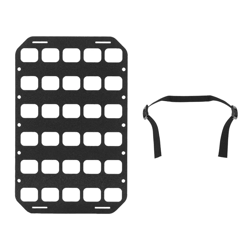 8x12.5inch Tactical MOLLE Organizer Platform for IFAK Pouch Gun Holster, Rigid Molle Panel Portable Insert Backpack Hunting Atta
