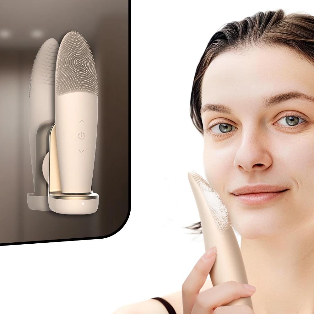 Professional Waterproof Silicone Face Brush Electric Pore Cleanser Facial Cleaning Beauty Tool