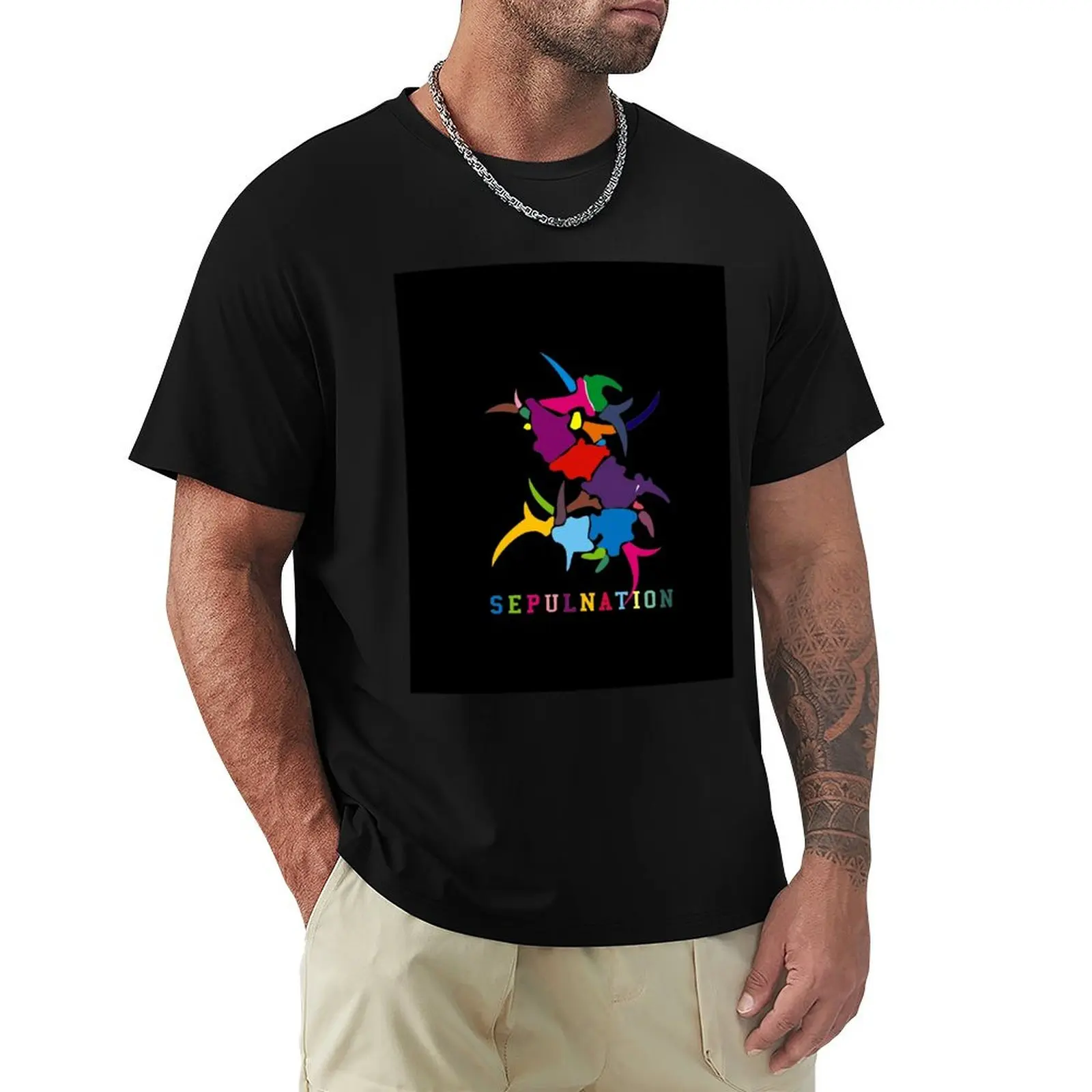 sepulnation logo colourfull rgb T-Shirt Plus Size Lightweight Top