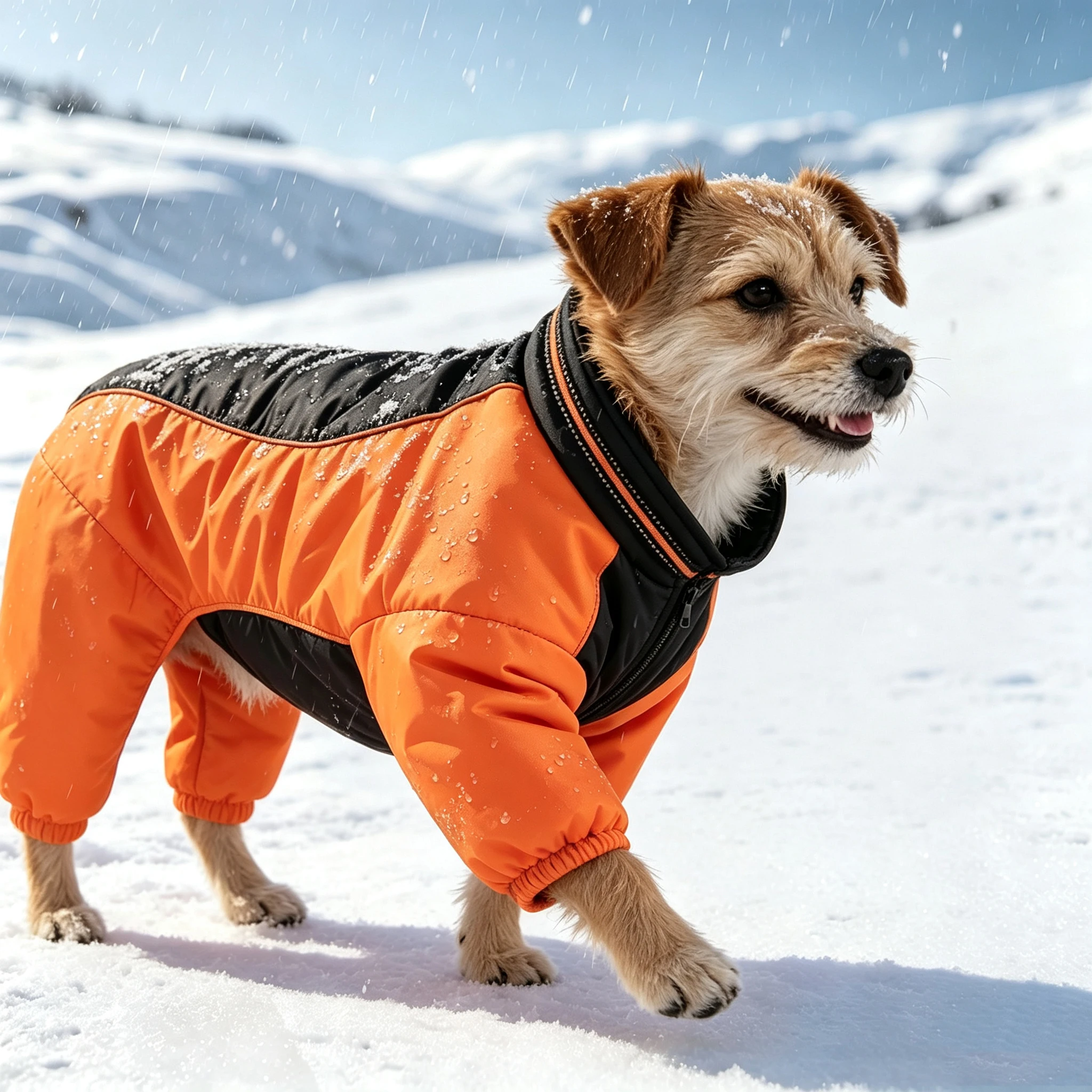 TrueLove TLG2271 Waterproof Oxford Winter Dog Coat, Reflective Warm Jacket for Small Medium Large Dogs Outdoor Walking