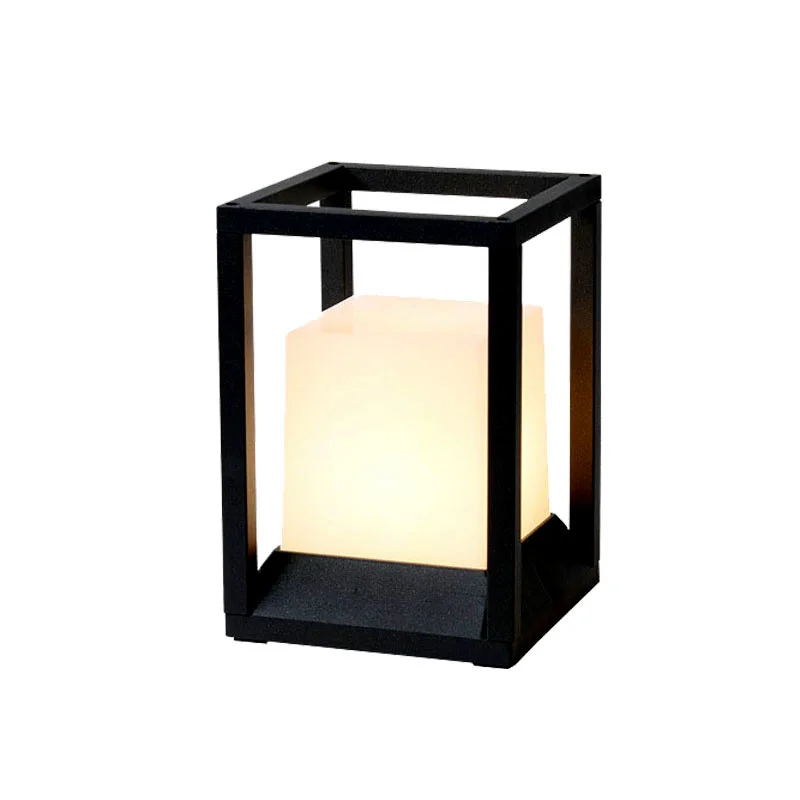 Outdoor Waterproof Column Headlights Courtyard Door Headlights Villa Garden Wall Lights Connect To Electric Doorpost Lights