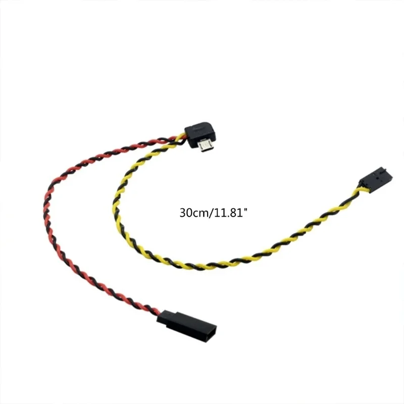 GoPro Xiaomi Yi Sport Camera Micro USB AV Video Output TX Cable Compatible with SJ4000 SJ5000 SJ6000 FPV Drone RC Quadcopter
