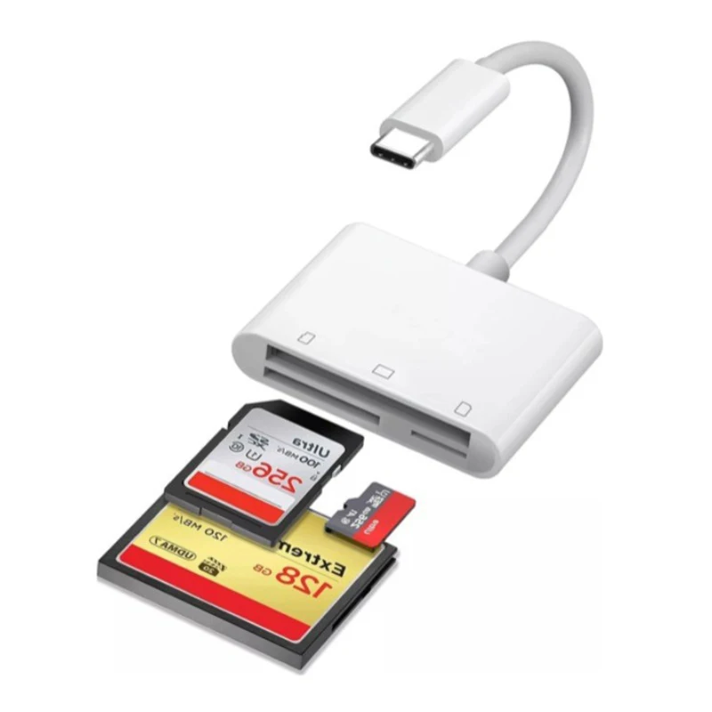 USB2.0 CF Card Reader CCD Digital Camera Compact Flash Memory Card Viewer Writer Data Transfer Adapter Extend USB Memory Dongle