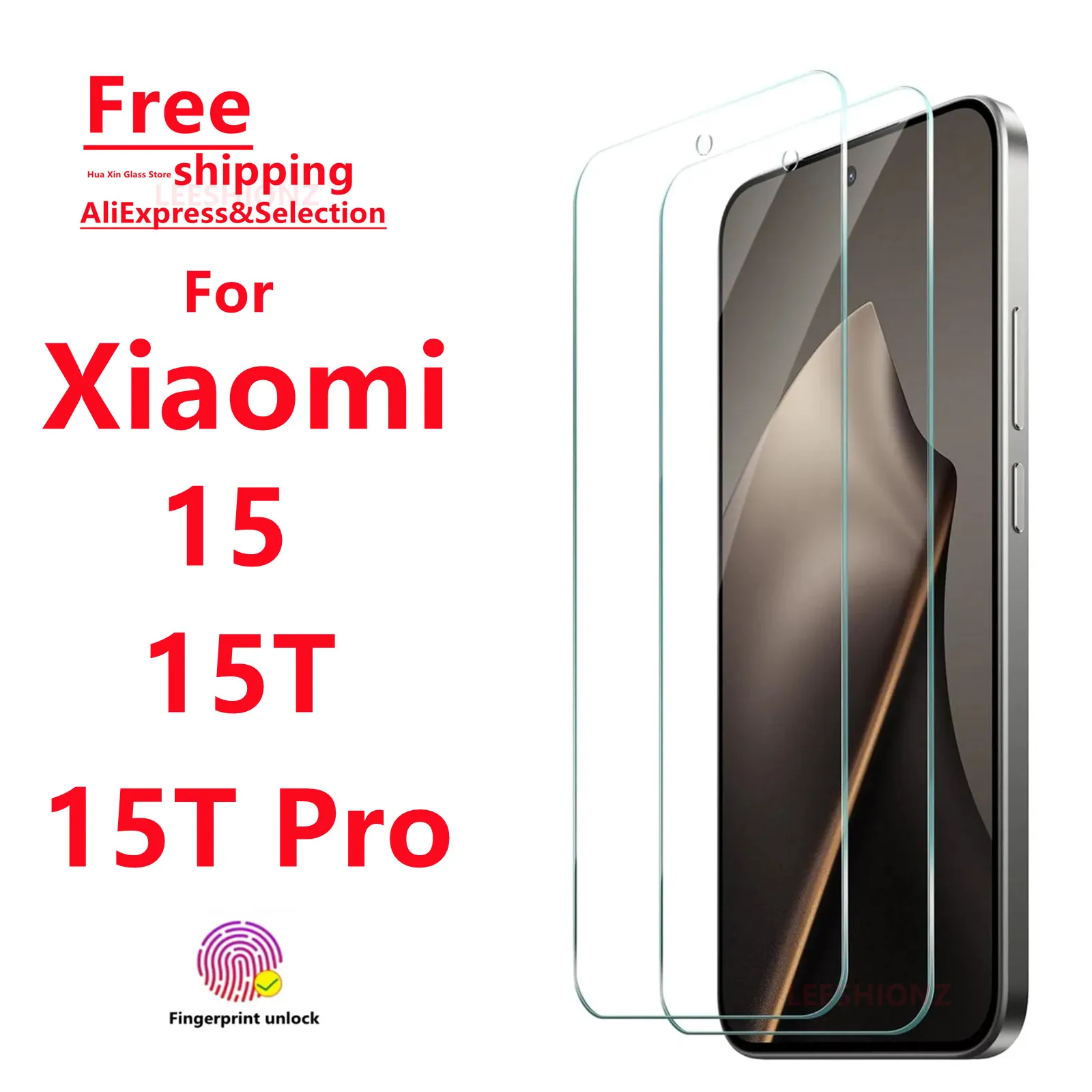 For Xiaomi 15 15T 15TPro Tempered Glass Screen Protector - Smartphone Protection Suitable for Xiaomi 15 15T 15TPro Series