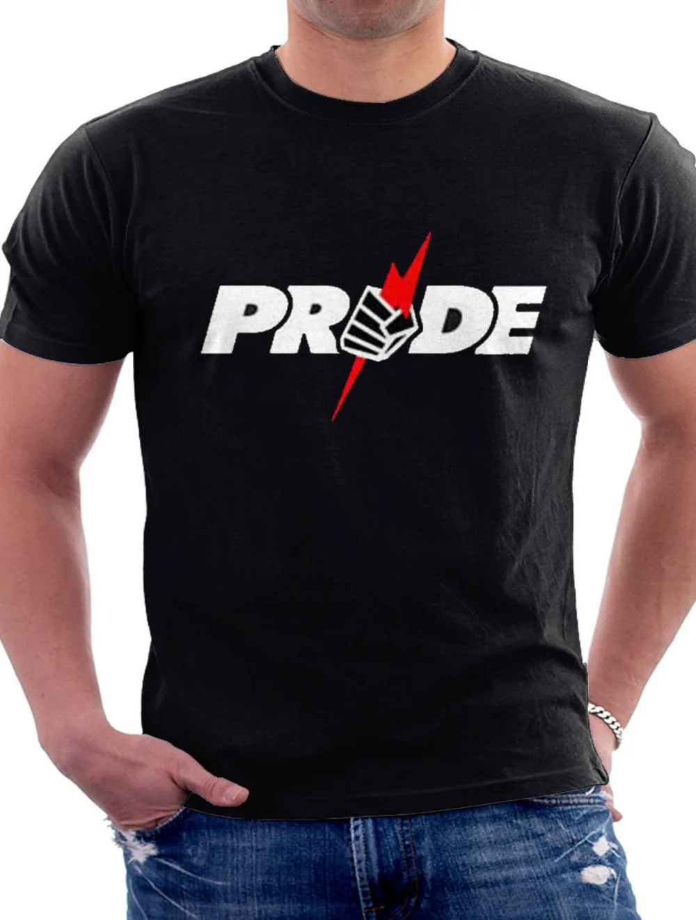 Pride Fighting Logo MMA Combat Boxing Training T Shirt New 100% Cotton Short Sleeve O-Neck T-shirt Casual Mens Top