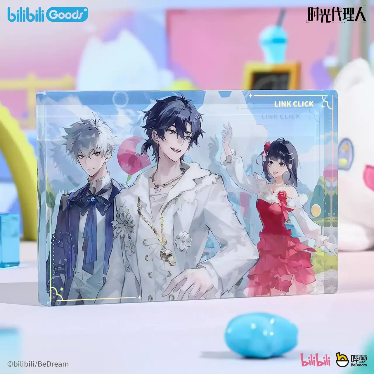 Link Click Charles Vein Lucas Cosplay Anime Postcard Badge Instant Camera Thick Acrylic Ornaments Laser Ticket Cartoon Official
