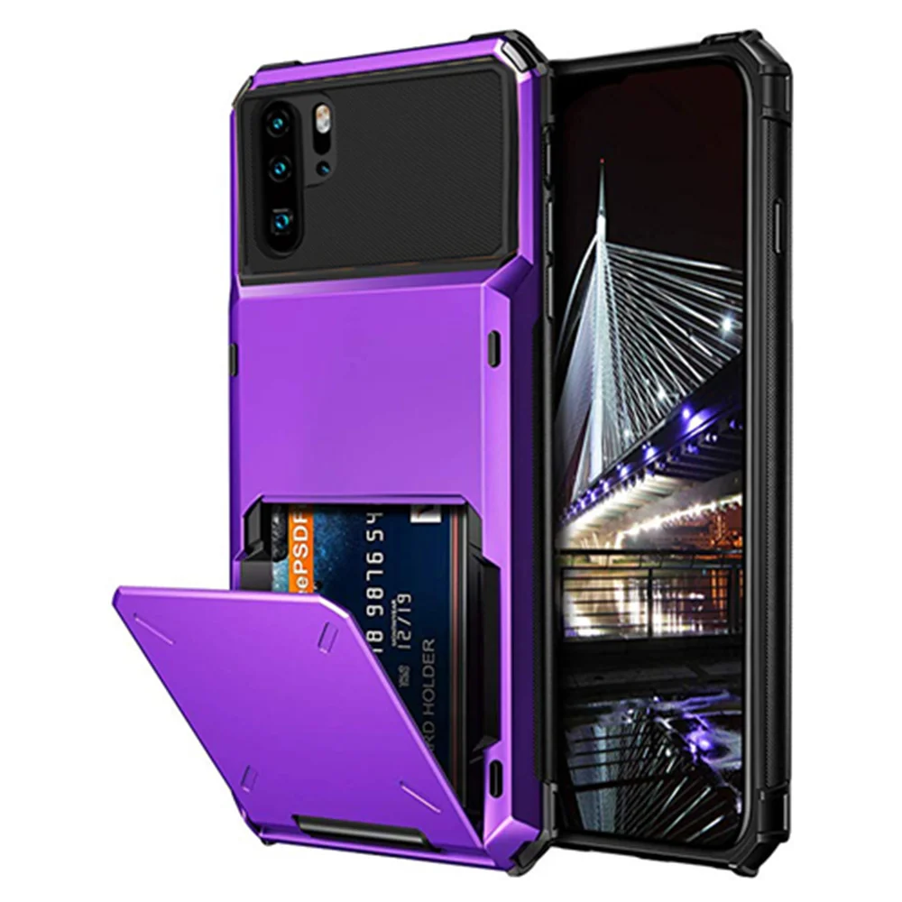 For Huawei P30 Lite P Smart 2019 P20 Pro Wallet Card Slot Flip Door Case For Huawei Psmart 2019 P30pro P30lite Business Cover