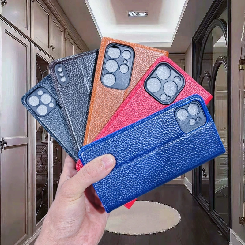 Litchi Patterned Phone Case For ZTE Blade V20 V30 V40 V50 V60 V70 Vita Pro Design Smart Max Flip Book Cover Wallet