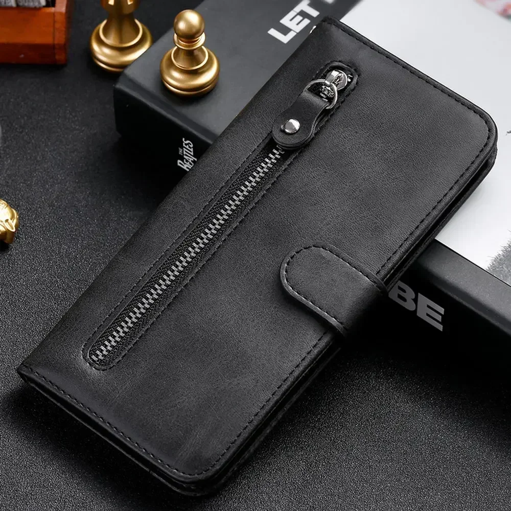 Honor X7C X9B X8B X7B X6B 5G 4G Zipper Wallet Leather Case For Huawei Honor X9C Smart Luxury Cover Honor X9A X8A X7A X6A Funda