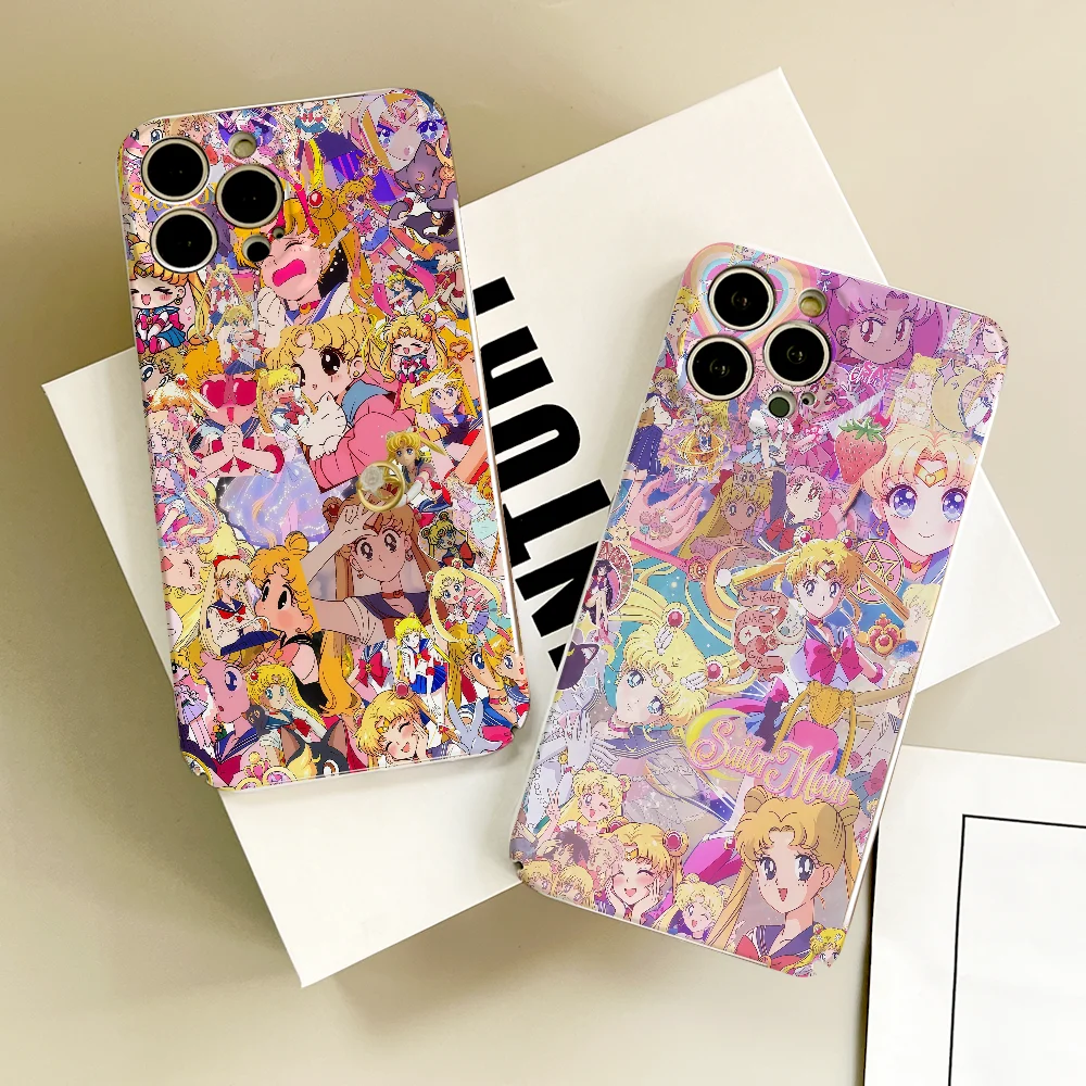 Comic S-SAILOR M-MOON phone case FUNDA For IPhone 17 16 15 14 13 12 11 Plus Pro Max Mini Back Cover Hard cover Film shell