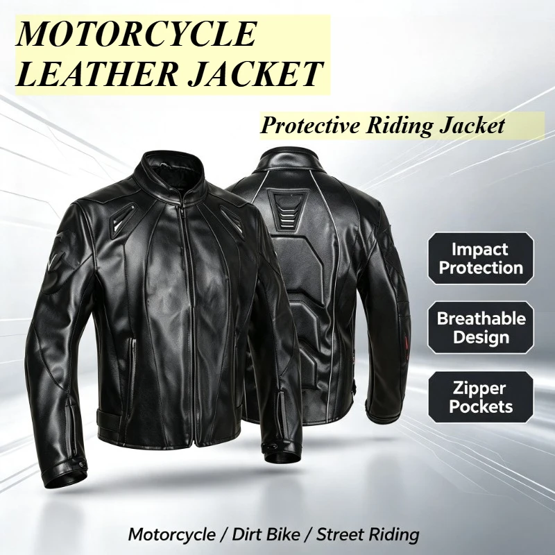Motorcycle Riding Racing Suit - Waterproof and Wear-resistant Motorcycle Leather Jacket - Special for Off-road Motorcycle Use
