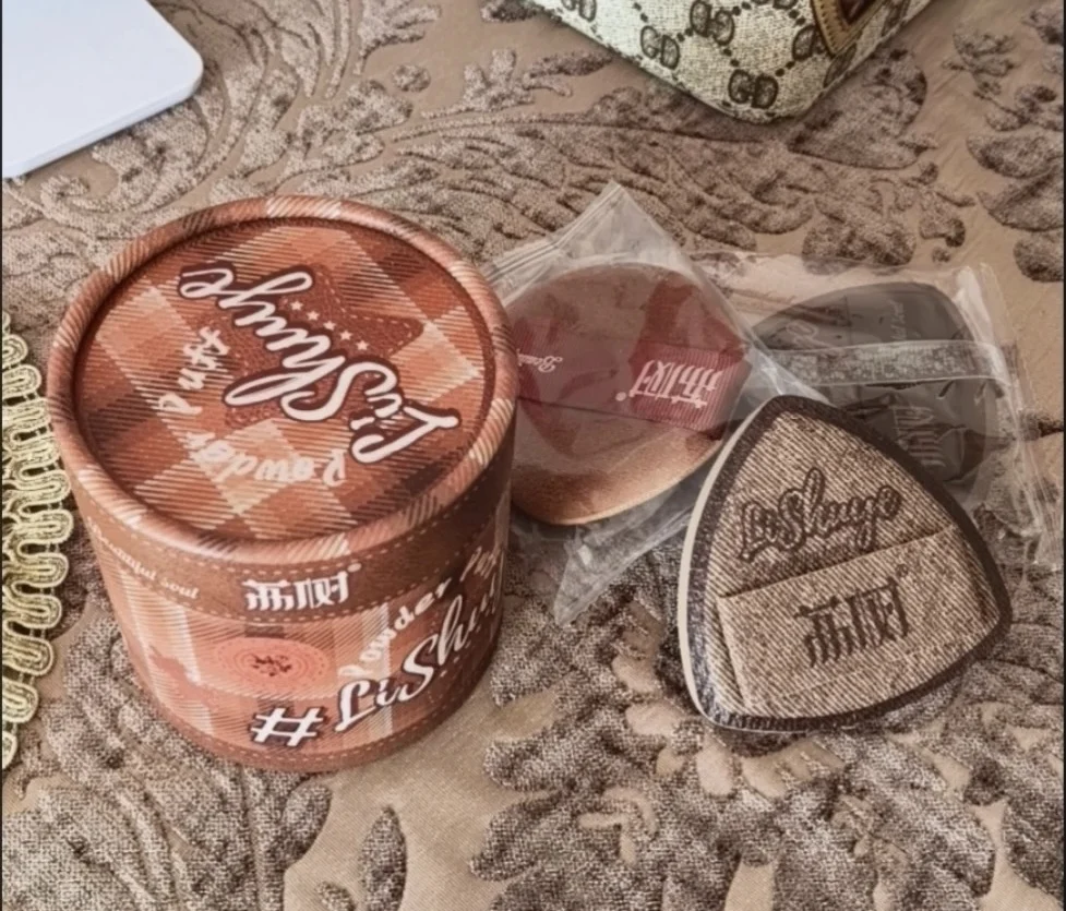 Lishu Maillard Powder Puff Setting Makeup, Cushion Concealer, Liquid Foundation - Ultra-Soft, High-Elasticity, Premium Suede,