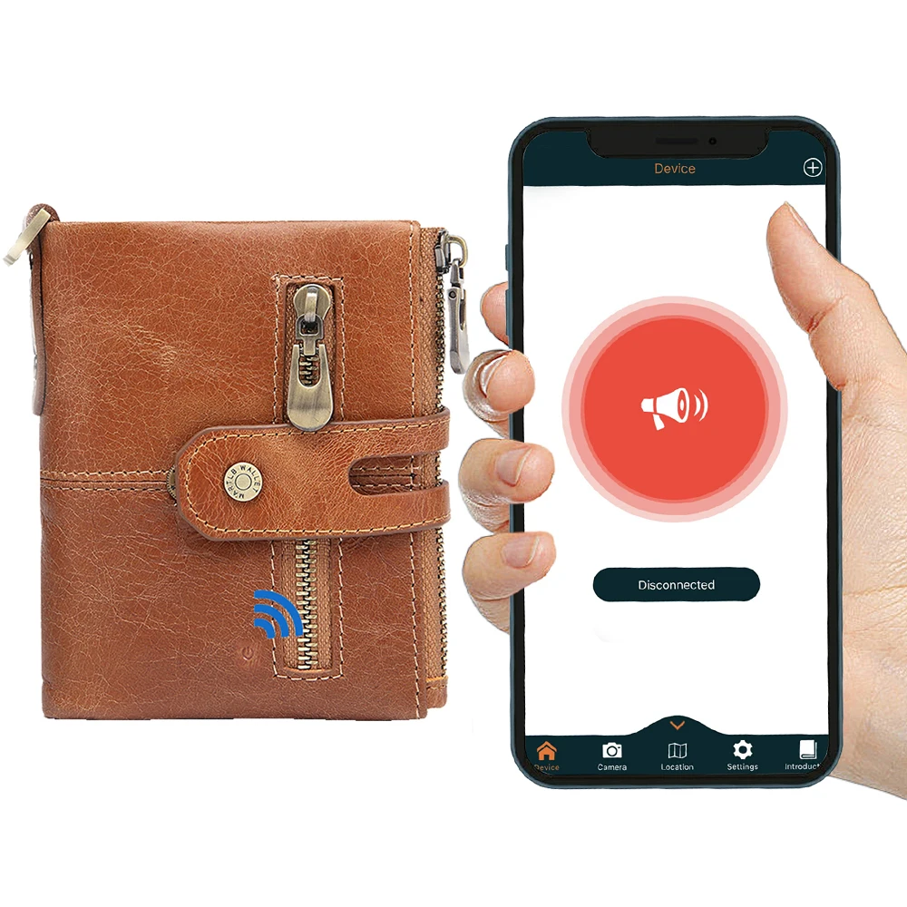 Smart Wallets GPS Tracker Card For Android And IOS Men Wallet Card Holder For Air tags Magsafe Men Gift Fathers Day Gift
