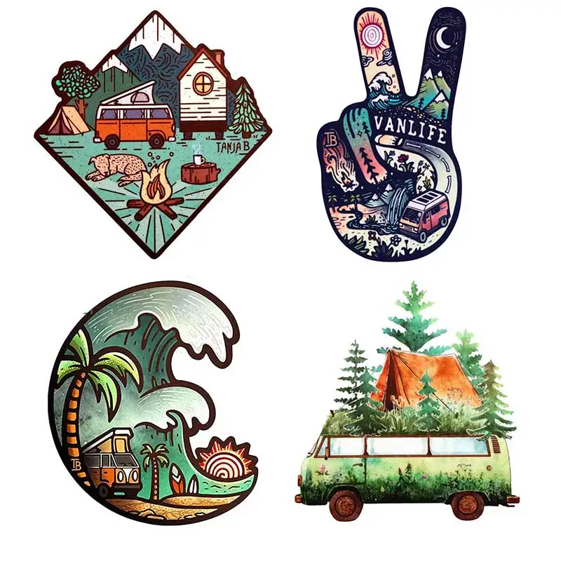 For Vanlife Car Sticker Waterproof Vinyl Decal on Bumper Rear Window Laptop Self-adhesive Decal For Car Accessories SH730