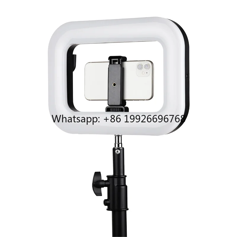 Wholesale Handheld RGB Ring Light High Color Rendering 2700-6500k Outdoor Selfie Personal Fill OEM Customization Supported