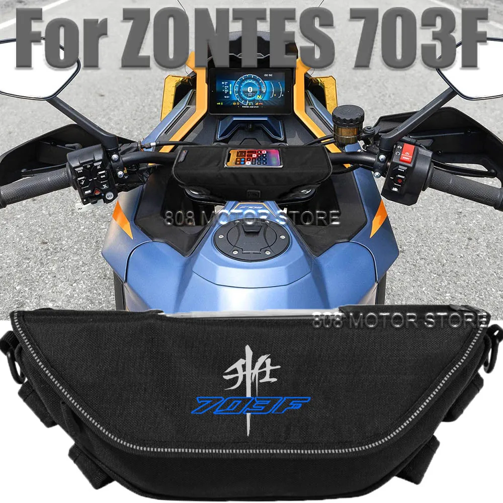 For Zontes zontes 703F 703f Motorcycle accessories tools bag Waterproof And Dustproof Convenient travel handlebar bag