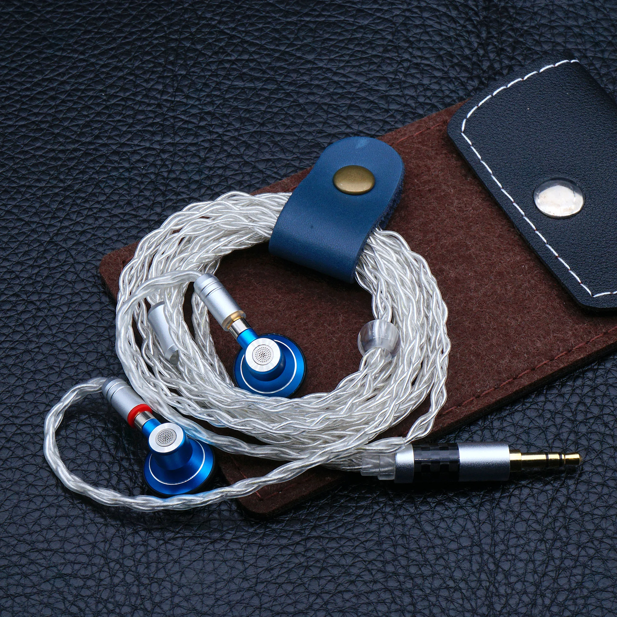 TMUSIC HiFi Wired Earphone 32 Ohms Customized Detailed Sound For Audiophiler Upgraded 8 Strands MMCX Cable Flat Head Headset