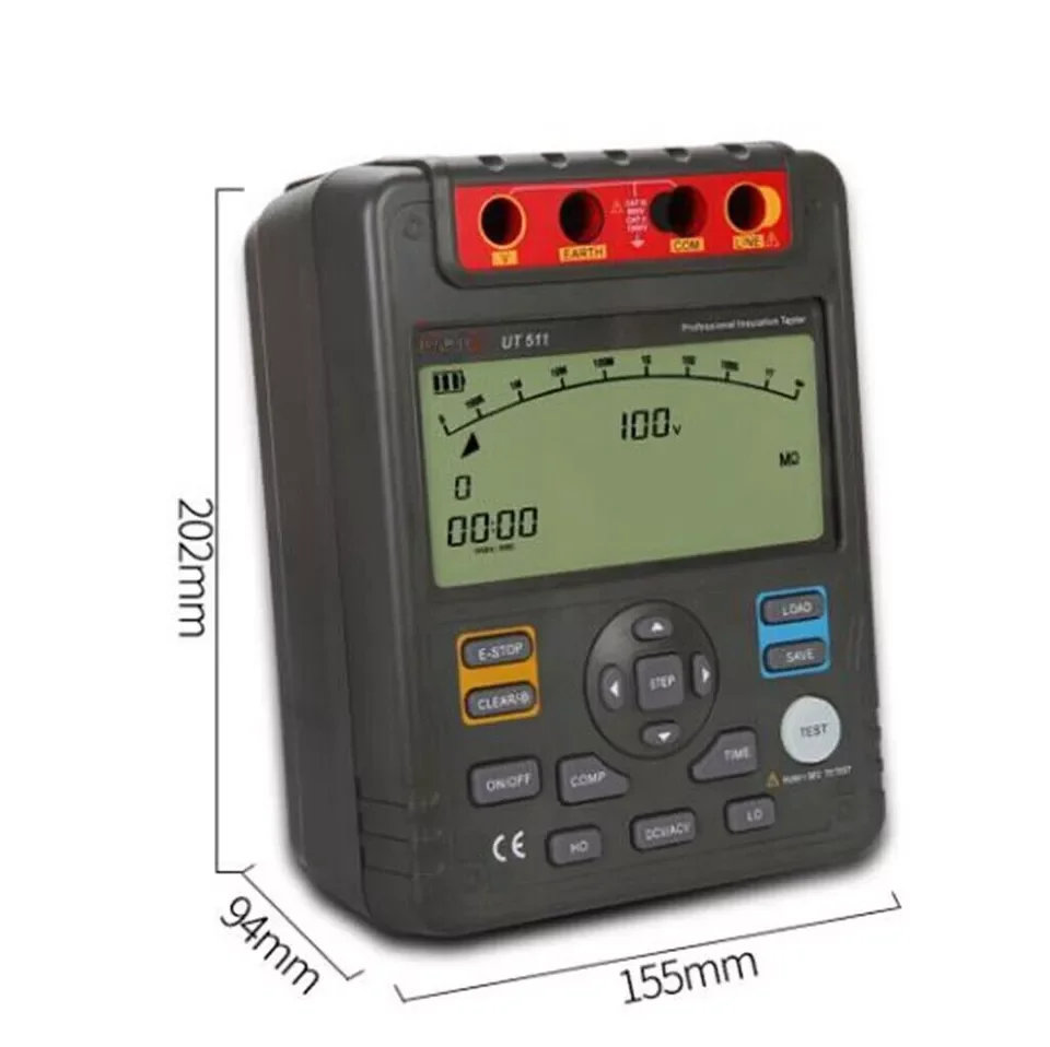 UNI-T UT511 Insulation Resistance Tester High Precision Electrician Shaking Table