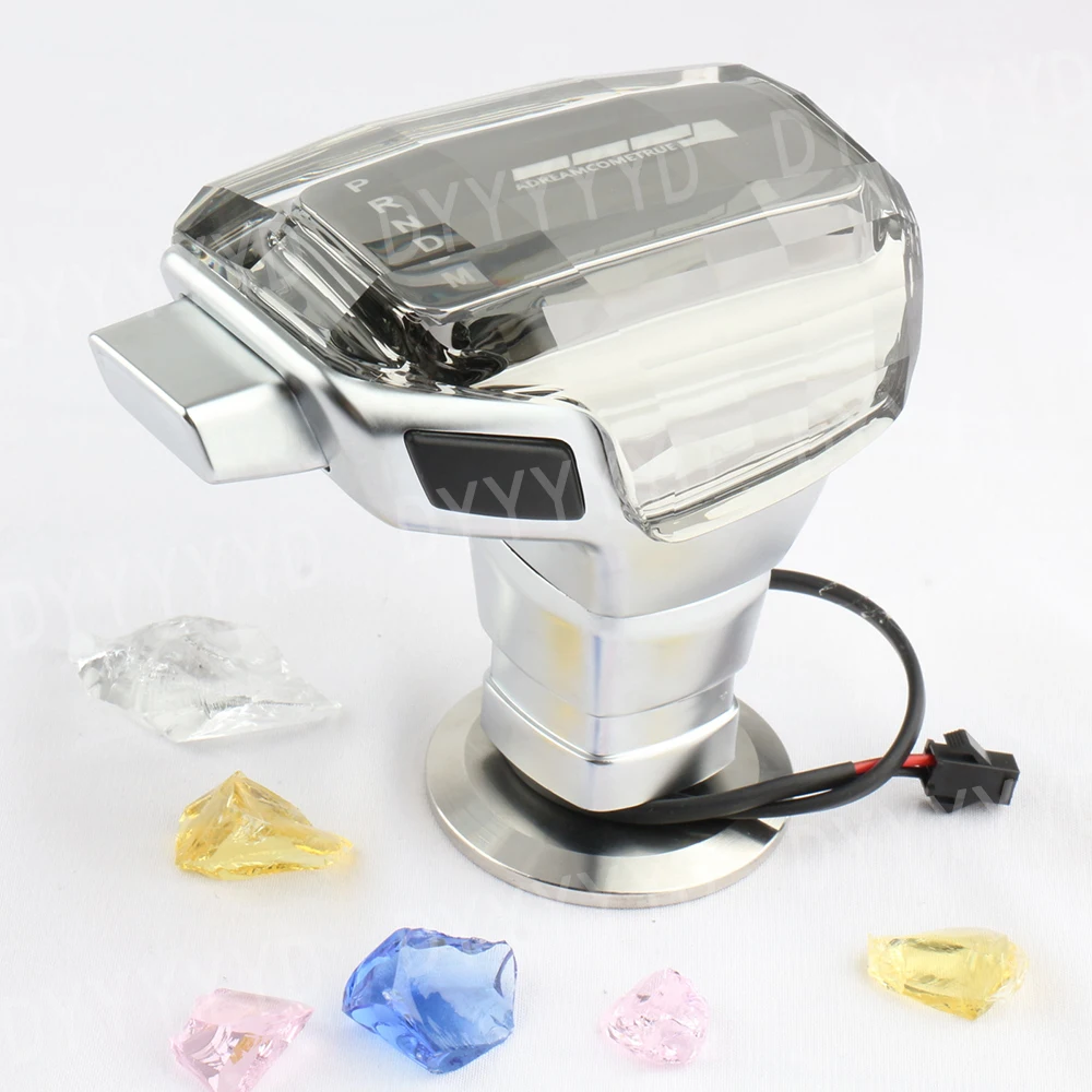 LED Crystal Gear Shift Knob Head for Cadillac ATS XTS CT4 CTS SLS SRX Gearbox Shift Lever Automatic Car Transmission Accessory