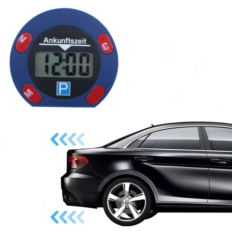 1PC Car Professional Parking Timer LCD Dual Screen Display Parking Timer Functional  Parking Timer Car Interior Accessories
