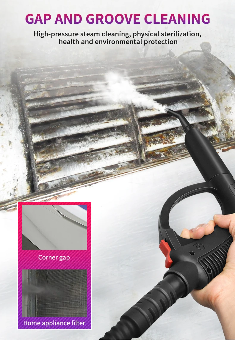 CVCS20 110V Handle Wet Vacuum Foam Shampoo Portable Extractor Steam Carpet Cleaner Machine for Car/Home/Hotel/Airp
