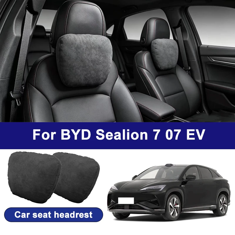For BYD Sealion 7 07 EV car headrests, soft universal adjustable car seat pillows, car neck pillow cushions, car accessories