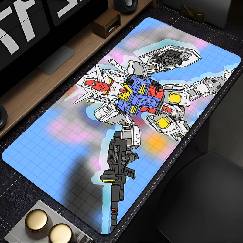 Anime Mousepad Gamer Gaming Mouse Pad Desk Mat Mechanical Warrior RX-78-2 Gundam Playmat Computer and Cabinet Keyboard Pad