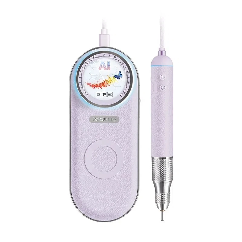 AI Intelligent Nail Manicure Grinder Portable Rechargeable Power Storage Nail Drill Nail  Gel Remover Manicure Beauty Tools