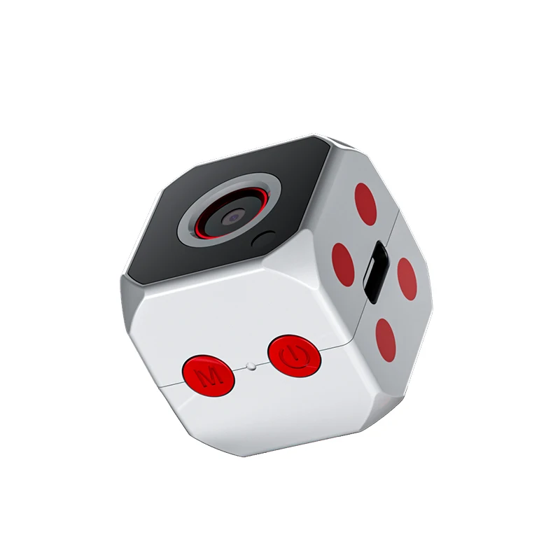 Mini Dice Camera14g Ultra-Light Photography Camera for Students Children Compact Portable Wearable As a Charm Retro CCD Style