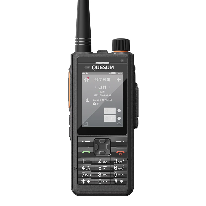 MAX11 Portable PoC+DMR+Analog Walkie Talkie Front & Back Camera One-key Real-time Video Two Way Radio