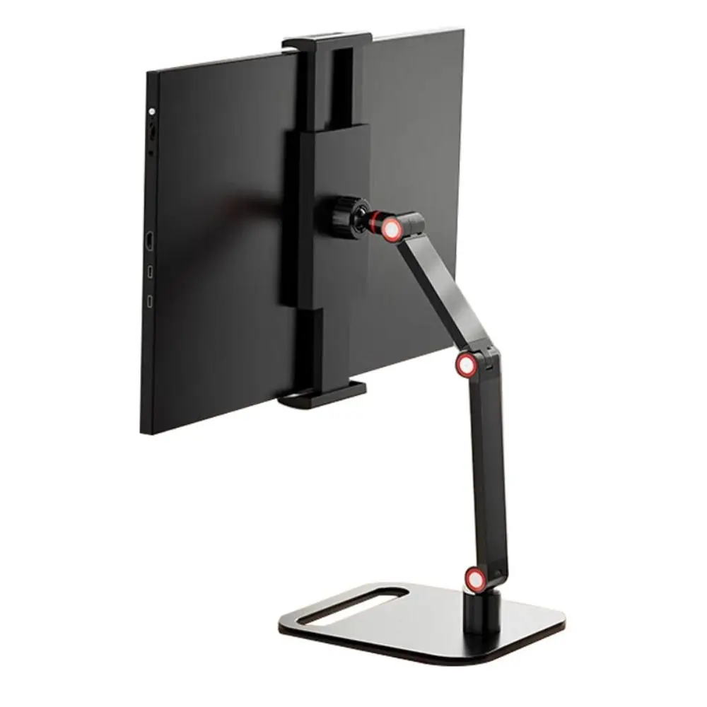 New Expandable Monitor Desk Holder 360° Swivel Adjustable Tablet Stand Foldable Tablet Bracket for 12-17in