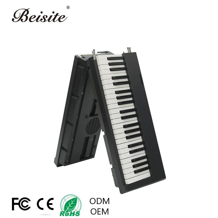 Portable Foldable Electronic Piano 88 Keys Weighted Hammer Action Standard Piano Keyboard Made Of Durable Plastic