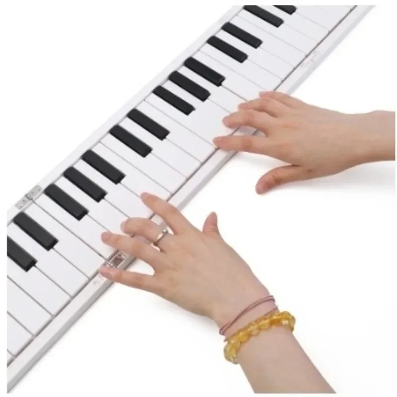 Foldable digital piano, portable adult beginners practice electronic keyboard piano