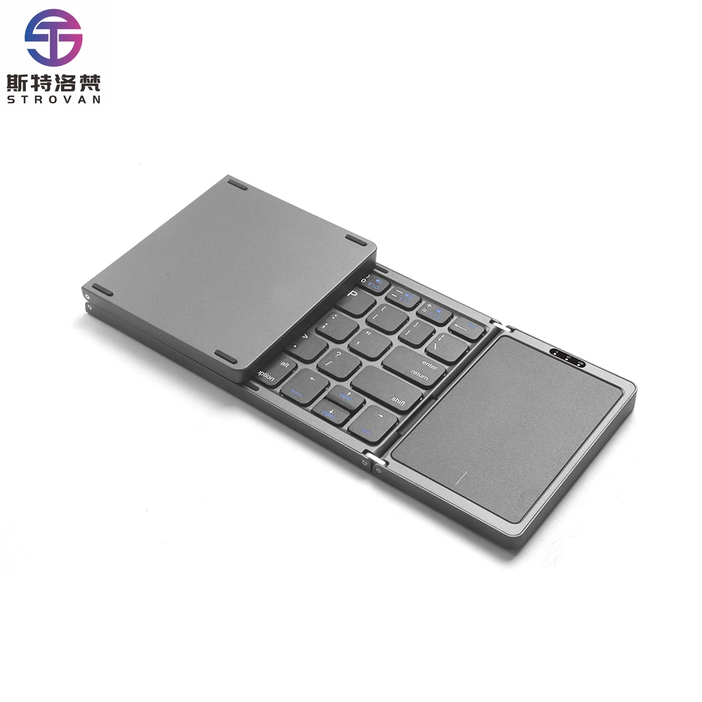 Portable B089T BT Trackpad Best Selling Slim Foldable Folding Wireless Keyboard