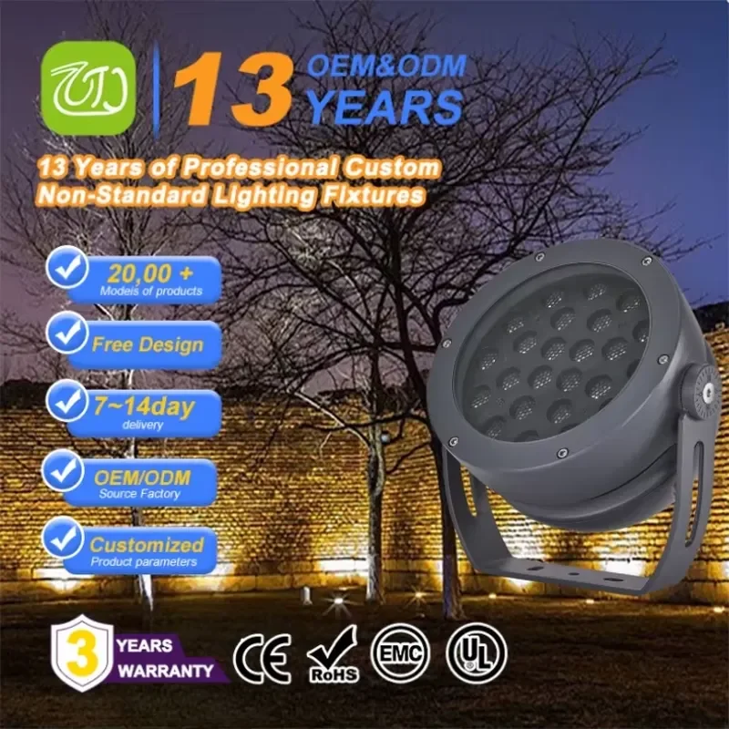 LED Spotlights Hot Sale LED Flood Light IP66 Waterproof for Outdoor Stadium Garden Lighting for OEM Factory Direct Export