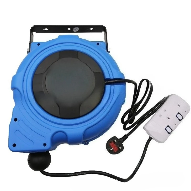 Car beauty tool electric drum automatic telescopic flexible pipe reel