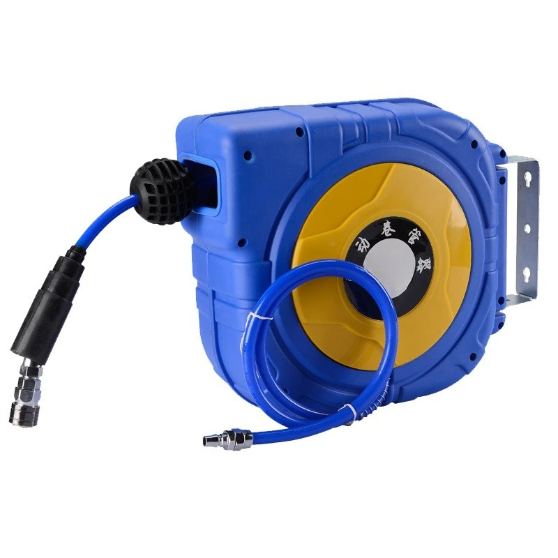 Air drum automatic telescopic reel recycling PU clip bobbin hardware tool tube reel trachea duct car beauty