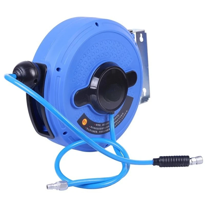 Air drum automatic telescopic recovery reel trachea clamp bobbin air pump auto repair beauty pneumatic tool car wash 25 meters