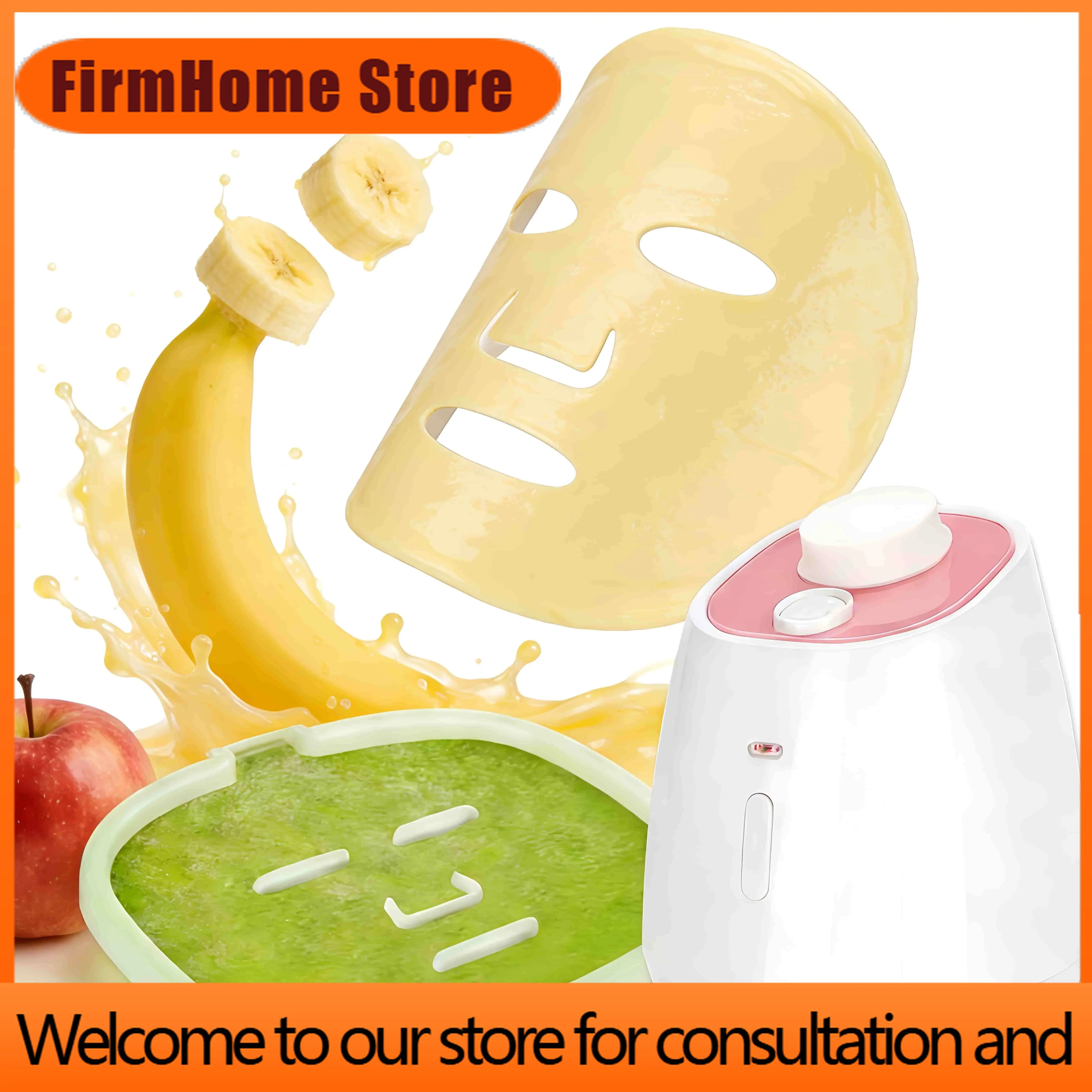 FirmHome StoreFacial Mask Maker Machine DIY Fruit Vegetable Automatic Homemade Moisturizing Collagen Pure Plant Skin Beauty Tool