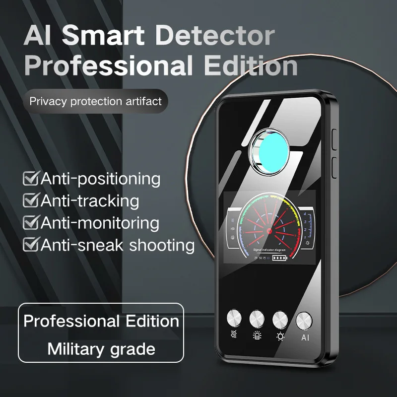 T2 Camera Monitor GPS Detector Wireless Signal Alarm Hotel Anti Monitoring Stealing Positioning Eavesdropping Tracking Detection