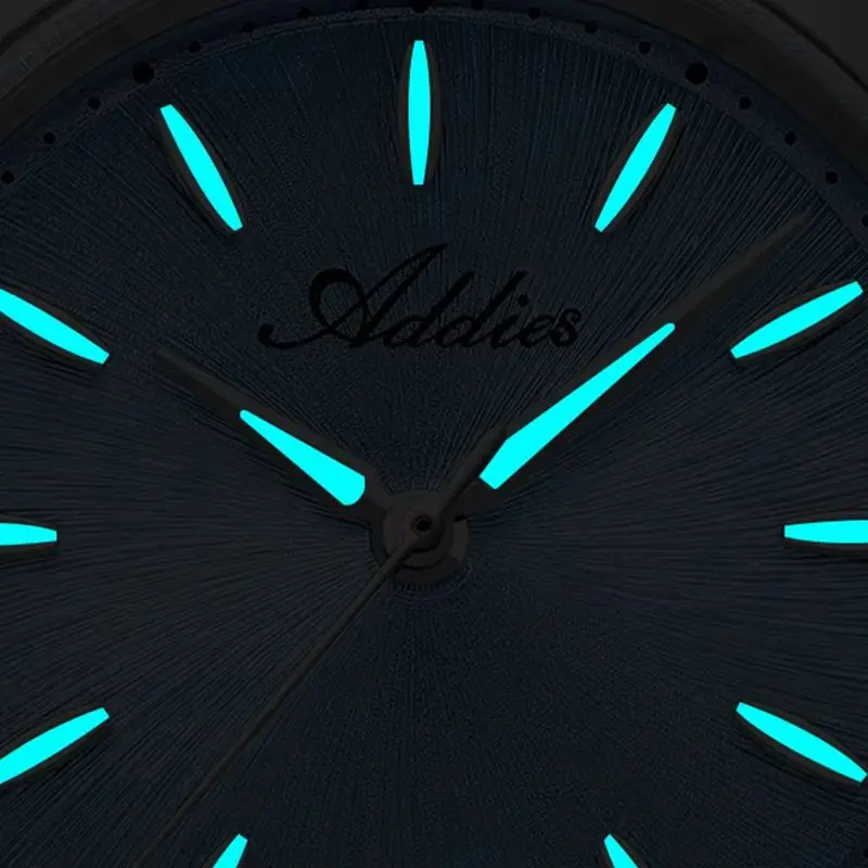 ADDIES Blue Lady Quartz Watch Calendar BGW9 Luminous Waterproof Women's Stainless Steel Wristwatch Sapphire Glass Luxury Watches