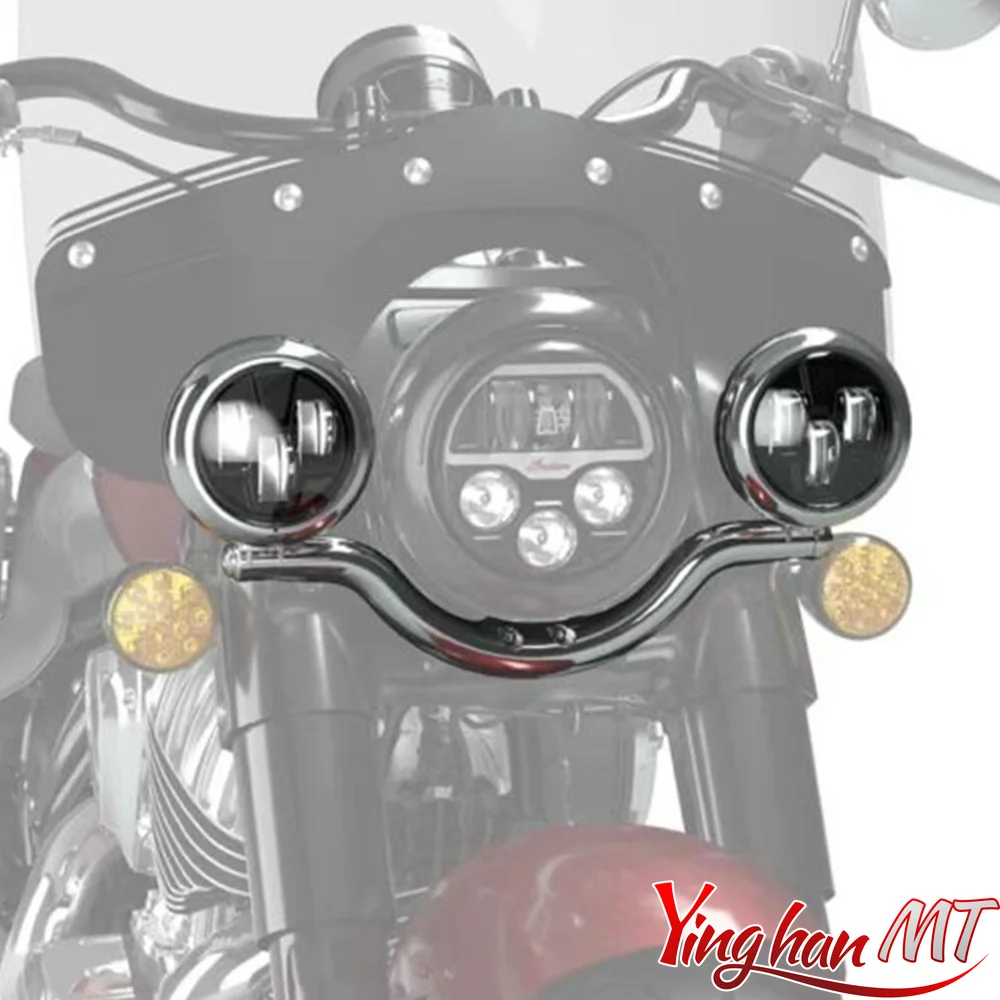 Motorcycle Led Auxiliary Lamp Driving Light Fog Light For Indian Super Chief Limited Bobber Dark Horse 2022-2026