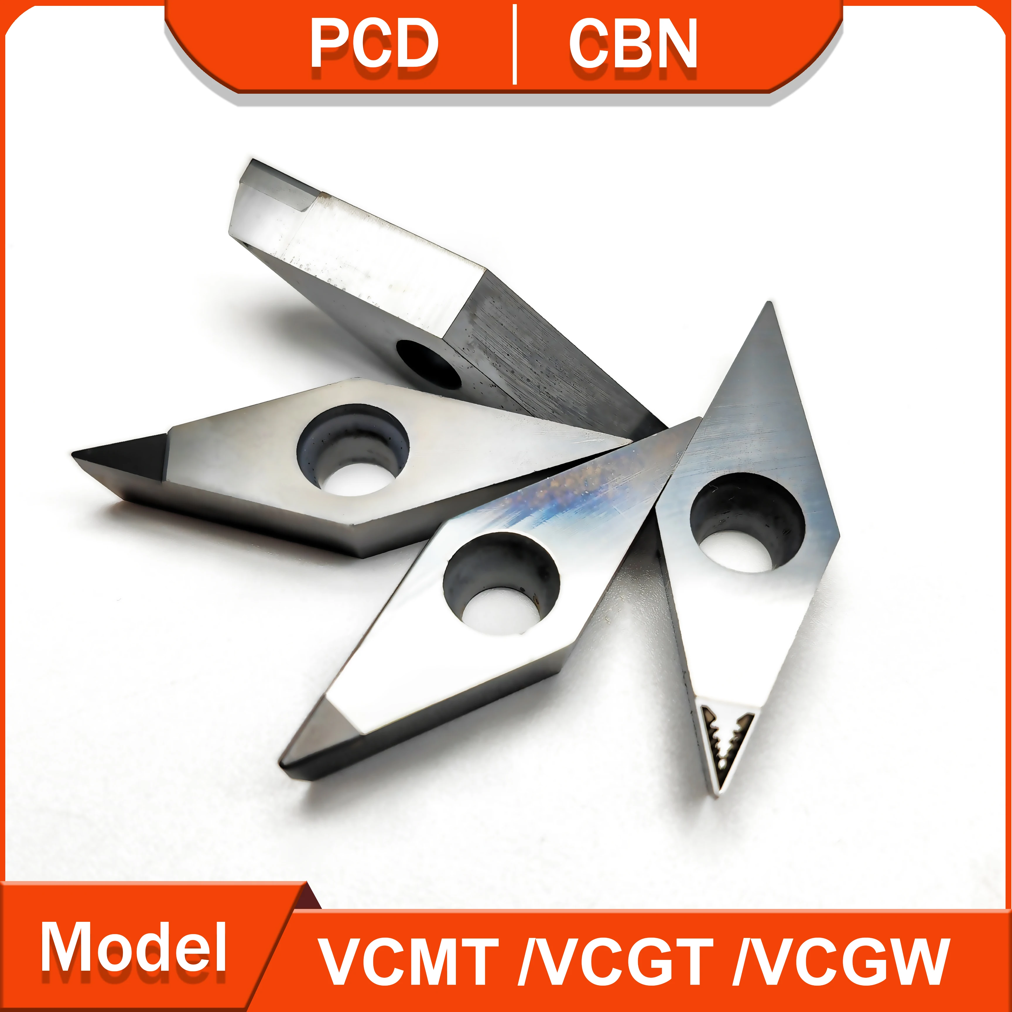 VCMT VCGT VCGW 1103 1604 VBMT VBGT VBGW 1604, PCD Tool Process Aluminum, Copper and Carbon Fibers, CBN Tool Handle Hard Steel