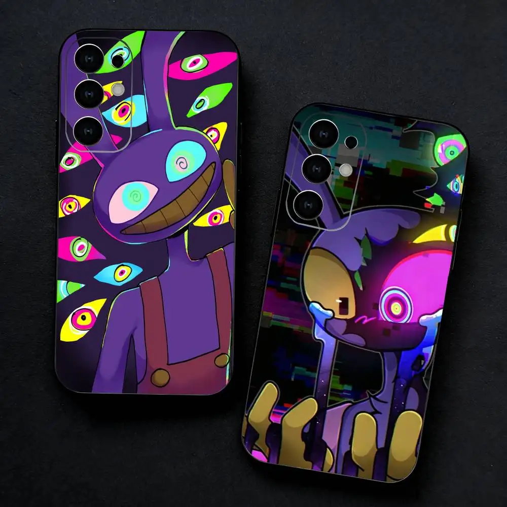 The Amazing D-Digital Circus TADC Jax Phone Case For Samsung S25,S24,S23,S22,S21,S20,Plus,Fe,Lite,Others Black Cover