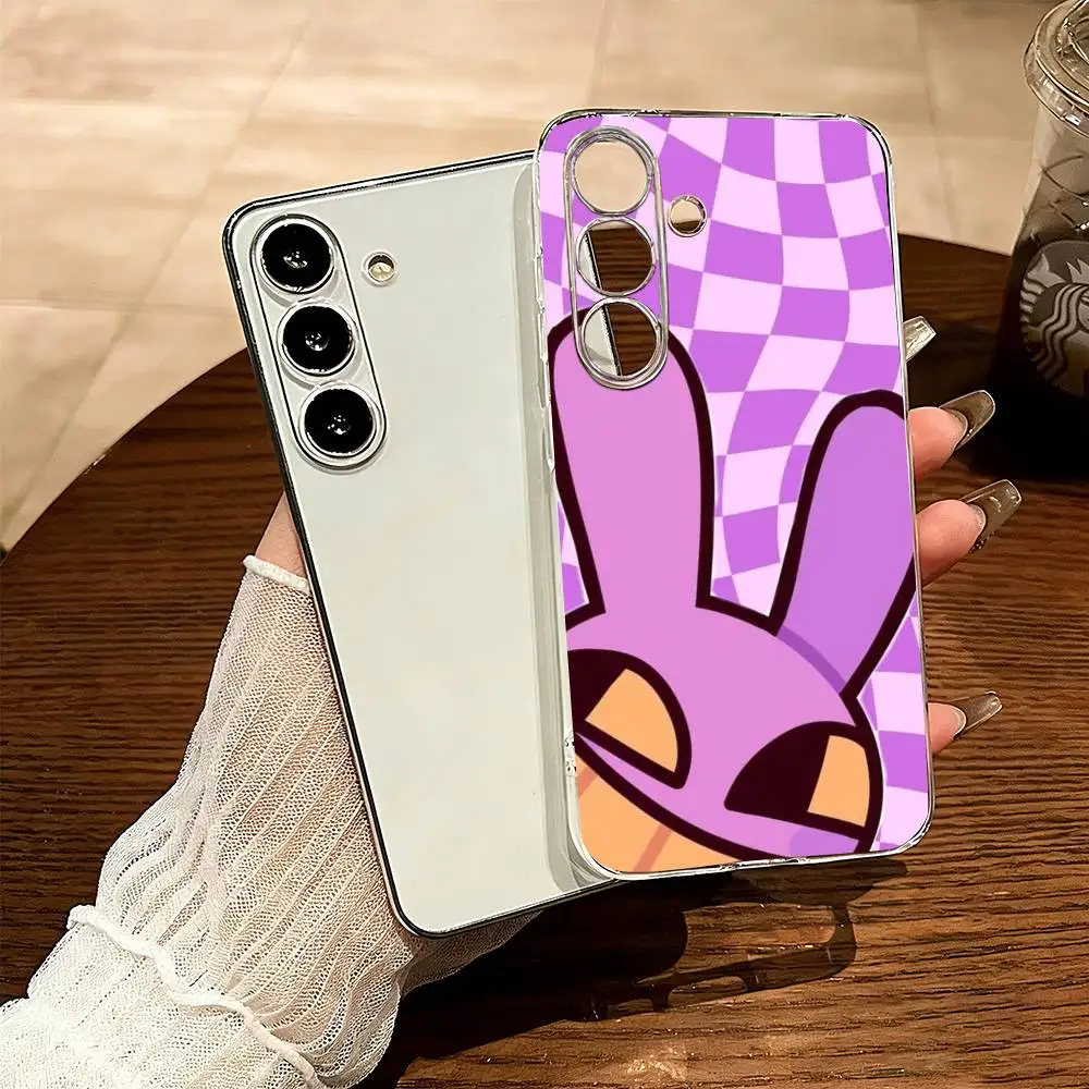 Digital C-Circus Web Series Cartoon Jax Phone Case Transparent Silicone Soft For SamsungA10,12,20,21S,30,31,40,50,51,52,70,71