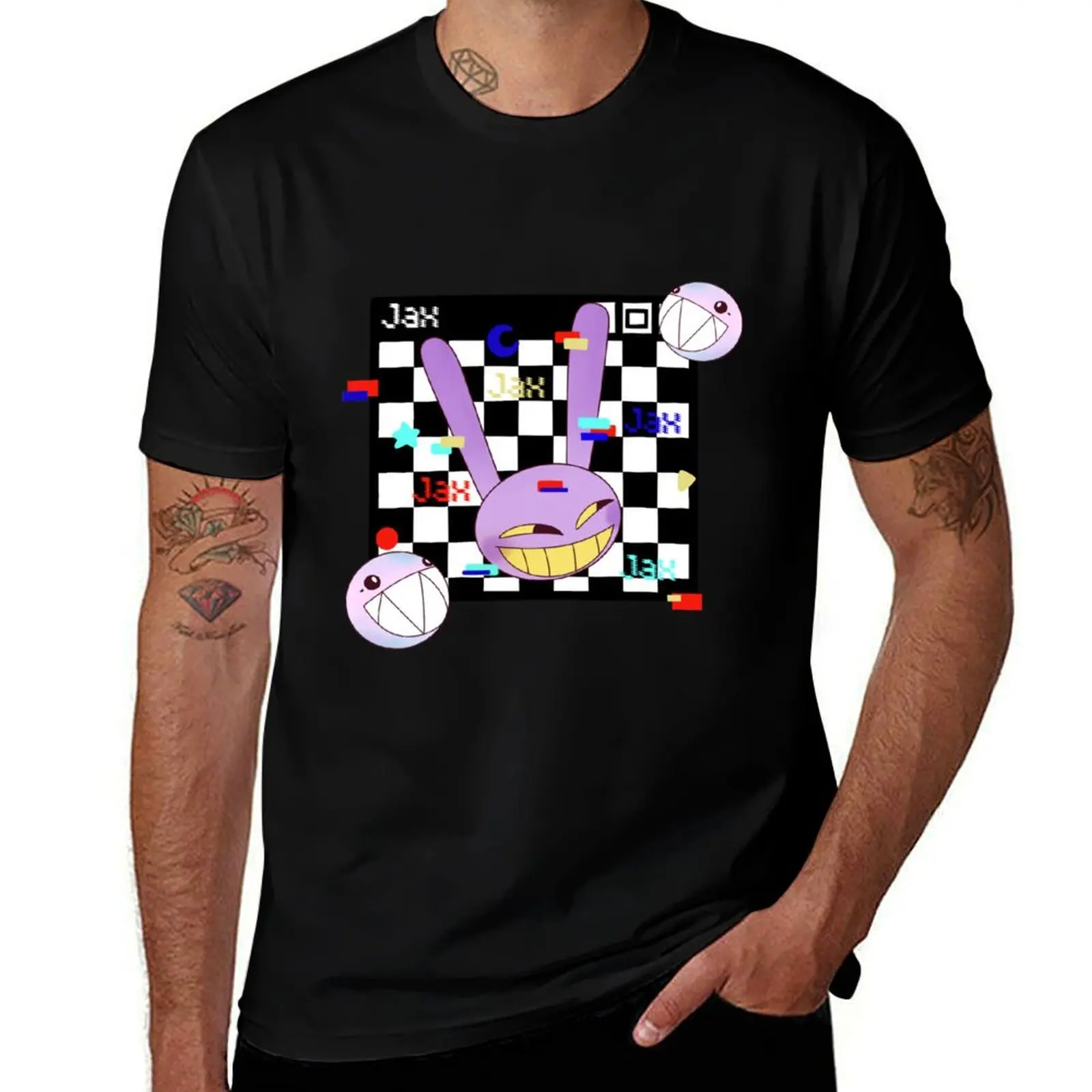 Jax [ The Amazing Digital Circus ] T-Shirt customs boys whites cotton man t-shirts mens clothes